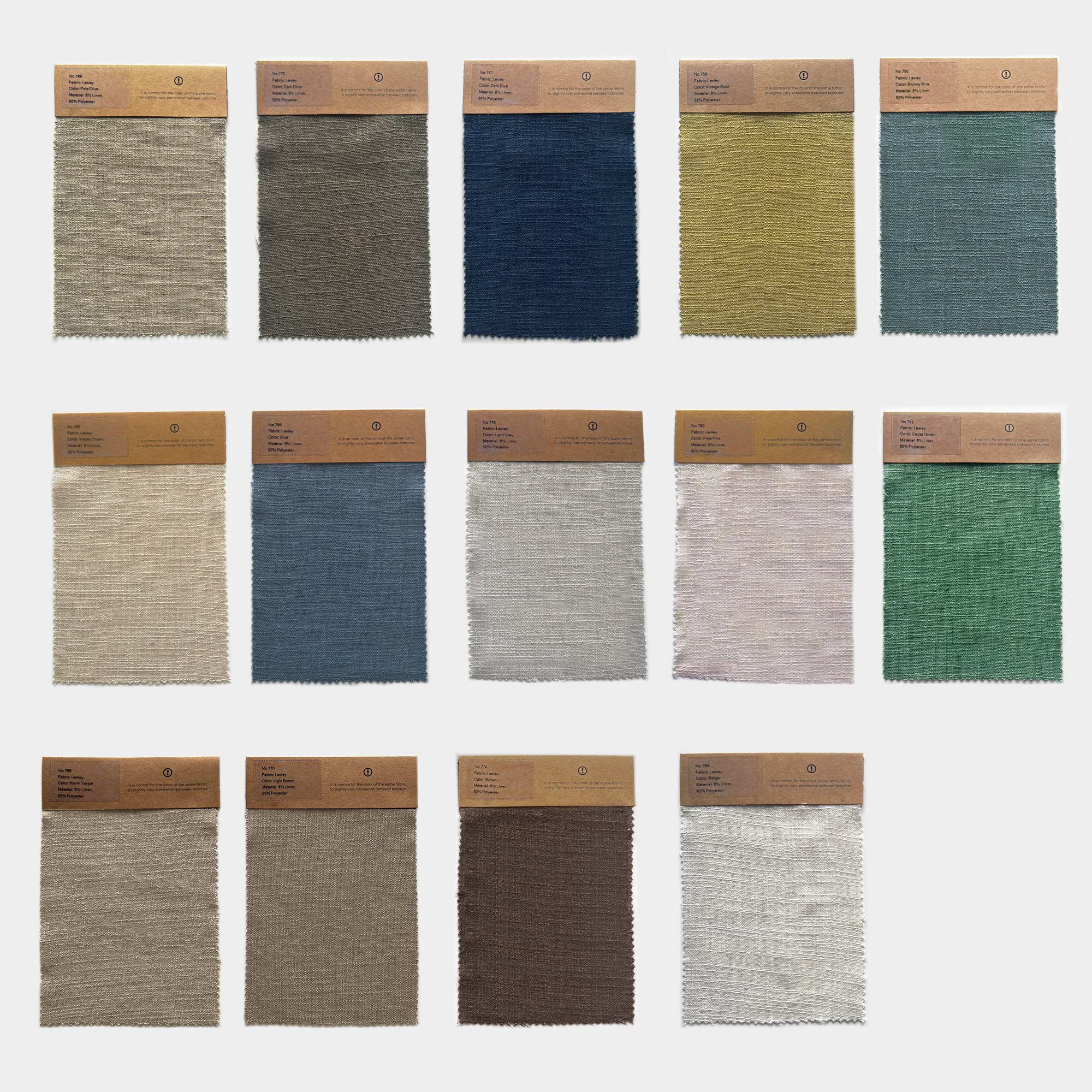 Lesley, Lesley Stoffmuster Booklets