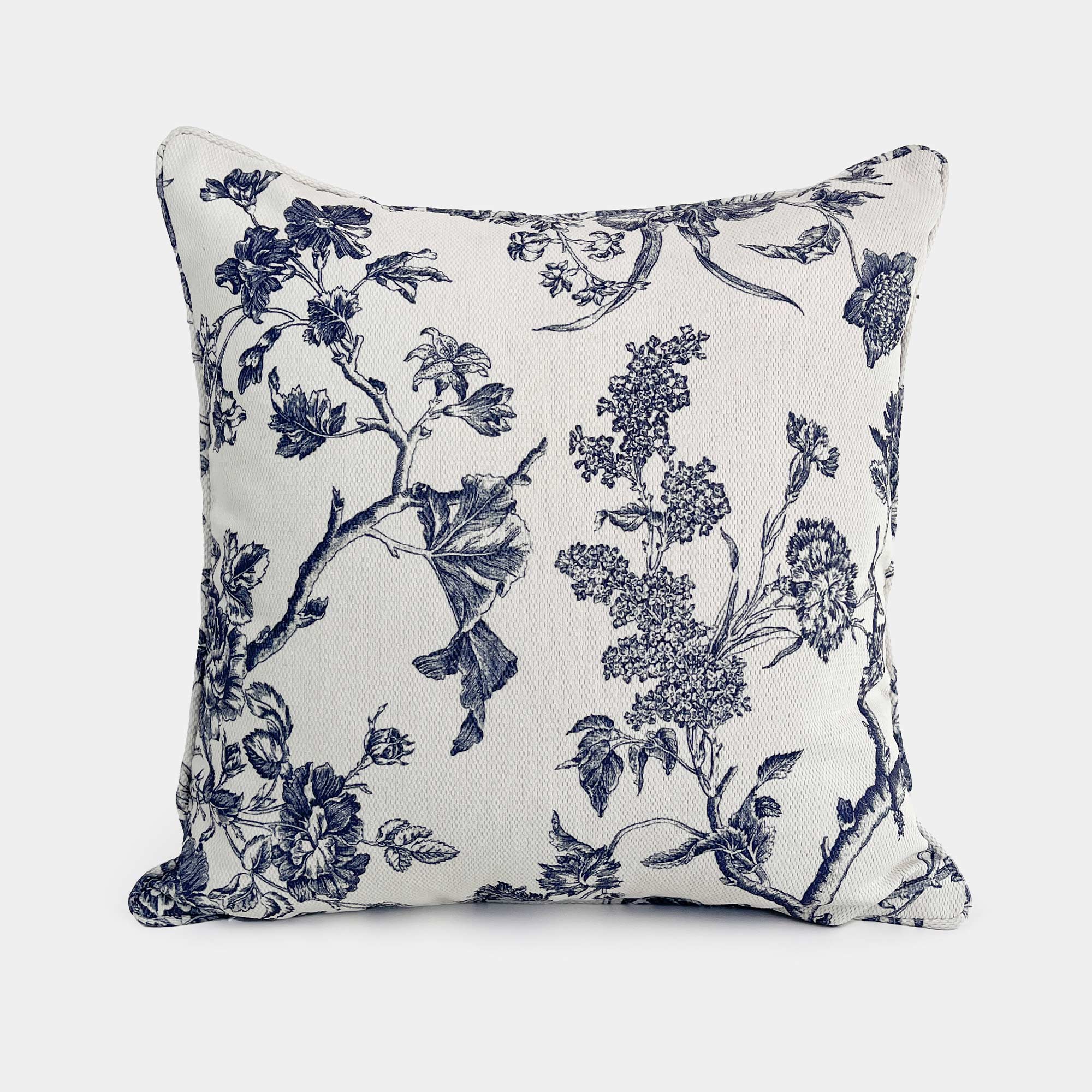 Kornblume, Maßgefertigte Jolie Toile De Jouy Muster Kissenhülle