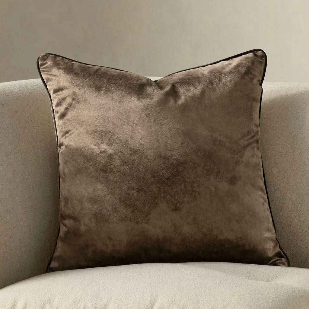 Taupe,Lita Maßgefertigter Kissenbezug 1 Stück
